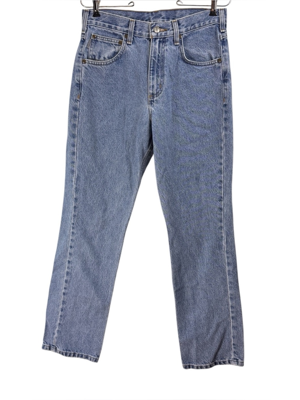 Carhartt Jeans Mens 30x30 Blue Straight Regular Fit Denim B18 STW BD0018-M Work
